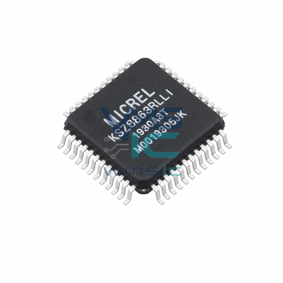 集成3端口10/100管理交换机与物理 KSZ8863RLLI LQFP-48(7x7)