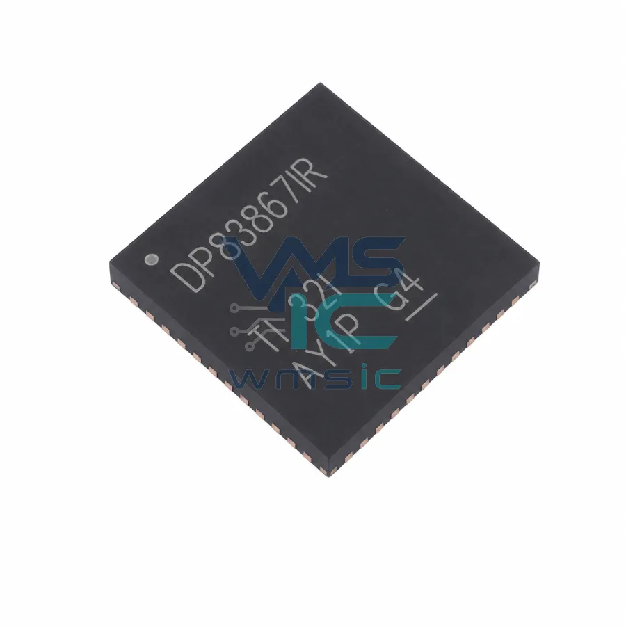 DP83867IRRGZR High-Immunity 10/100/1000 Ethernet Physical Layer Transceiver DP83867IRRGZR VQFN-48-EP(7x7)
