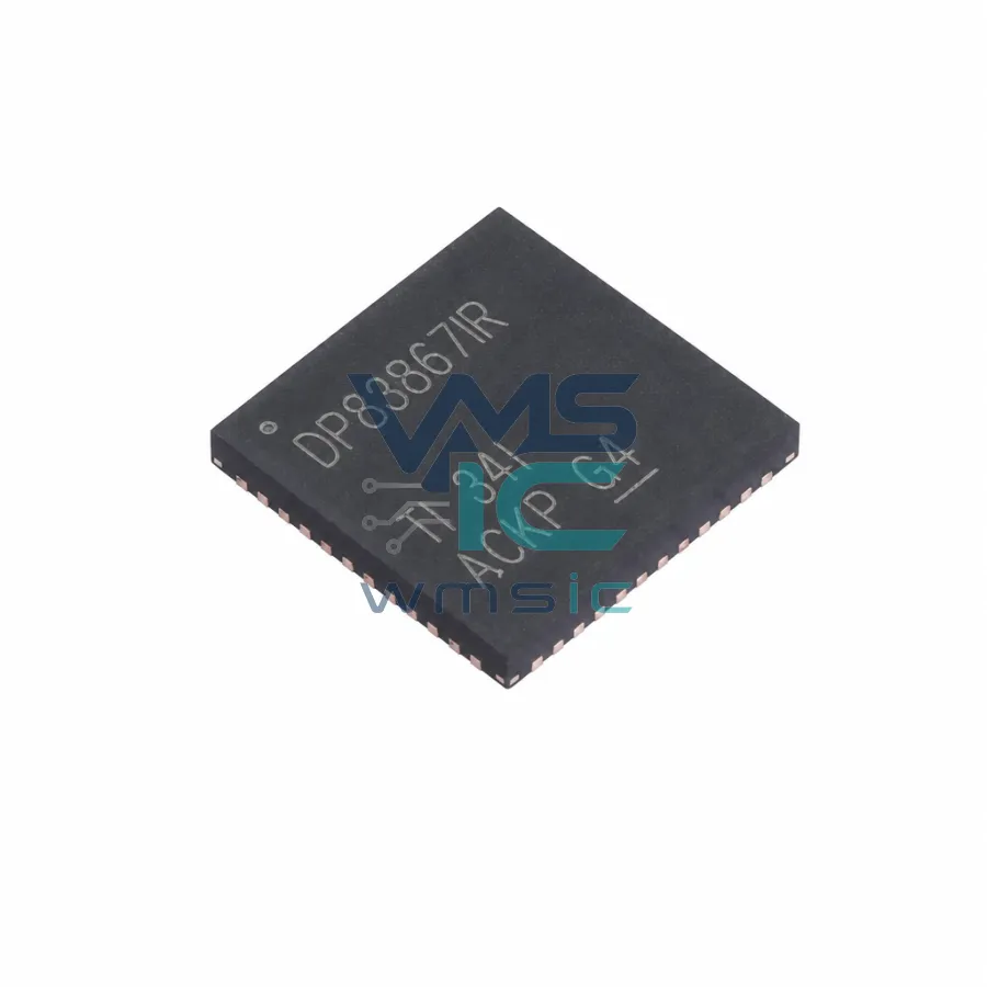 穩健型高抗扰性10/100/1000以太网物理层收發器 DP83867IRRGZT VQFN-48-EP(7x7)