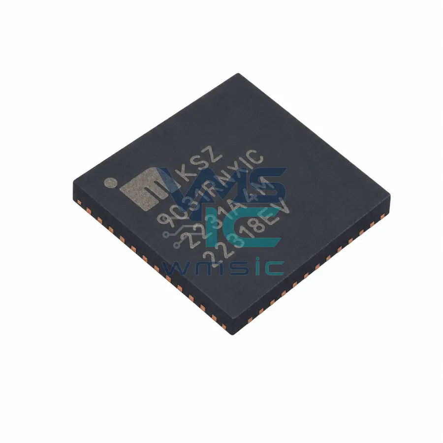 千兆以太网收發器 KSZ9031RNXIC QFN-48-EP(7x7)