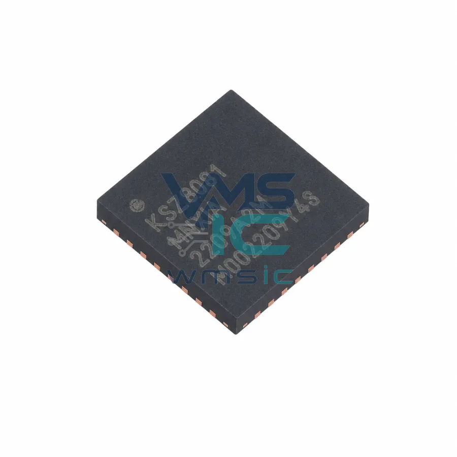 支援RMII的10BASE-T/100BASE-TX物理层 KSZ8081MNXIA QFN-32(5x5)