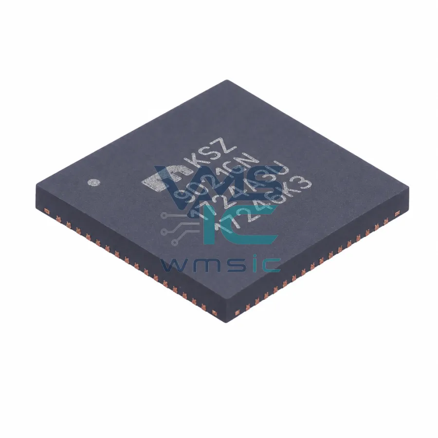 Gigabit Ethernet 收發器，支援 GMII/MII 接口 KSZ9021GN QFN-64-EP(8x8)