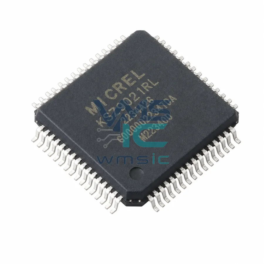 支援RGMII的千兆以太网收發器 KSZ9021RL LQFP-64(10x10)