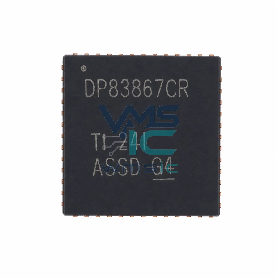 DP83867CRRGZT High-Immunity 10/100/1000 Ethernet PHY Transceiver DP83867CRRGZT VQFN-48-EP(7x7)
