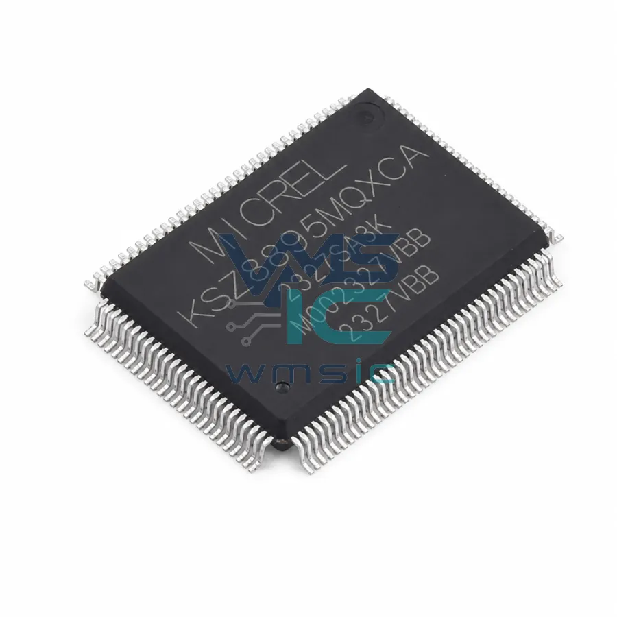 集成5端口10/100管理型以太网交换机，帶MII/RMII接口 KSZ8895MQXCA PQFP-128(14x20)