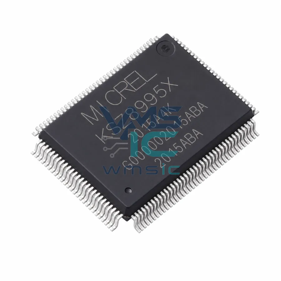 KS8995X 集成5端口10/100 QoS交换机 KSZ8995X PQFP-128(20x14)