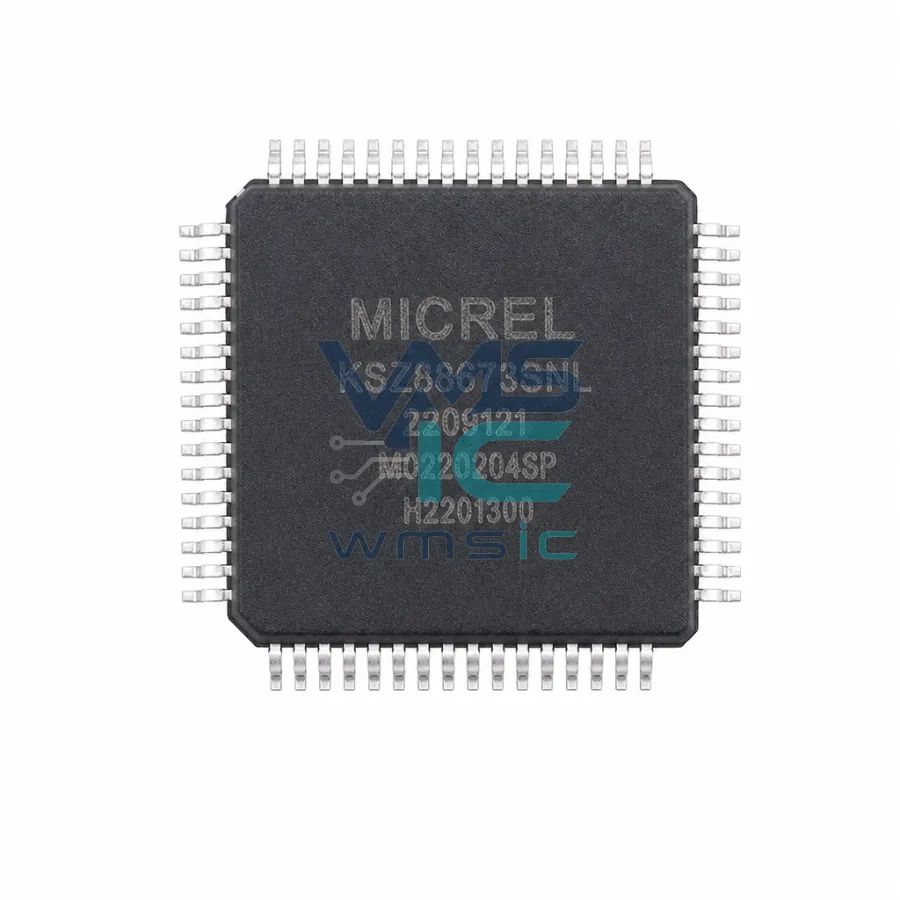 KSZ8873MMLI 3-Port 10/100Mbps Managed Switch with Integrated PHY KSZ8873MMLI LQFP-64(10x10)