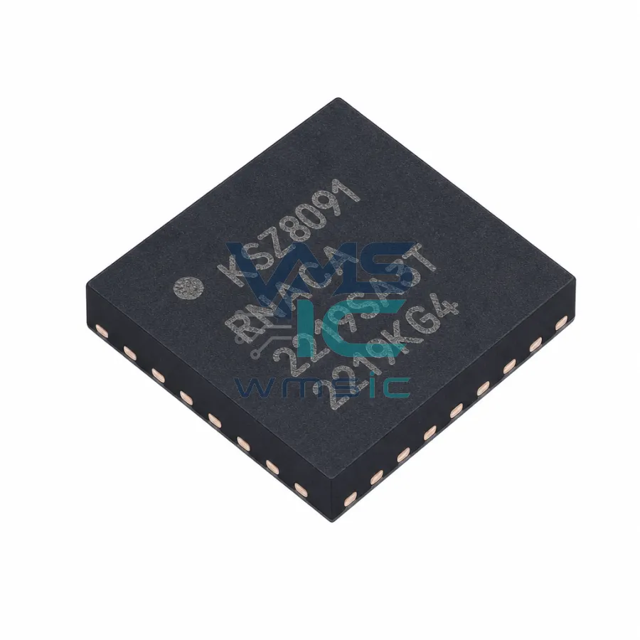 KSZ8091MNX/RNB 10BASE-T/100BASE-TX 物理层收发器 KSZ8091RNACA QFN-24-EP(4x4)