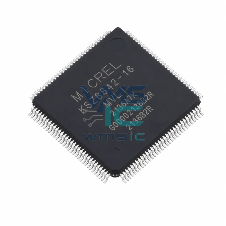 双端口以太网交换机，非PCI接口 KSZ8842 LQFP-128(14x14)