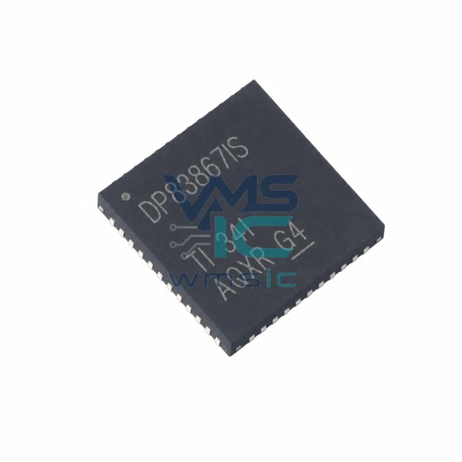 稳健型高抗扰性小型以太网物理层收发器 DP83867ISRGZT VQFN-48-EP(7x7)