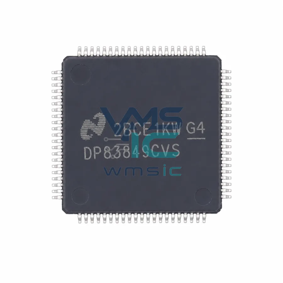 DP83849C 双端口10/100 Mb/s以太网物理层收发器 DP83849CVSX TQFP-80(12x12)