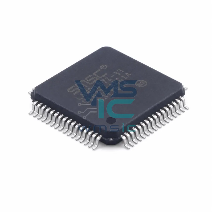 MICrOCHIP Ml/RMII 10/100 以太网收发器，带有 Auto-MDIX 和 flexPWR 技术 LAN8187I TQFP-64(10x10)