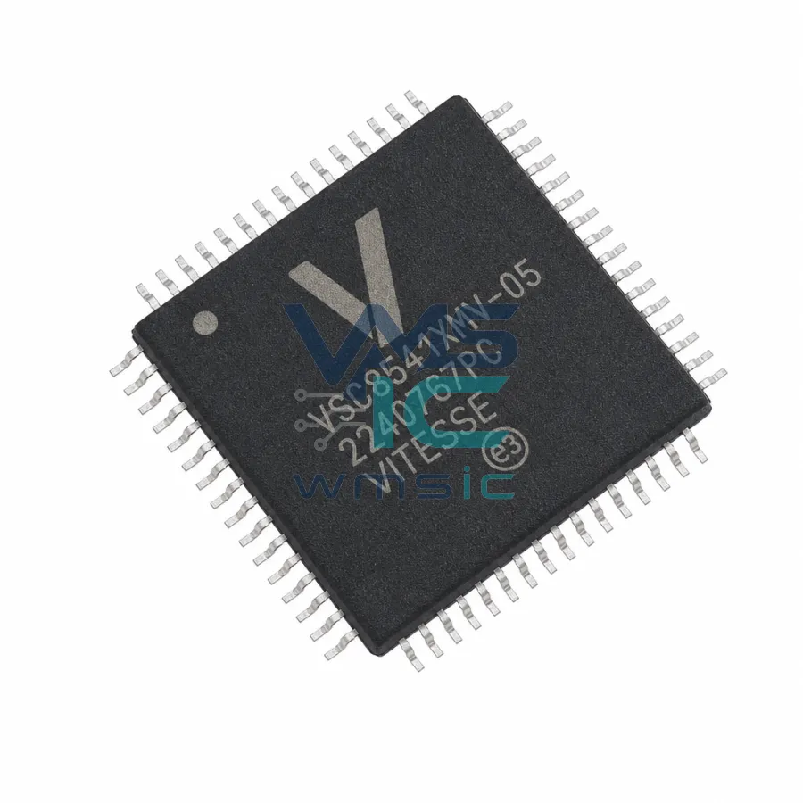 单端口千兆以太网铜PHY与GMII/RGMII/MII/RMII接口 VSC8541XMV QFN-68(8x8)