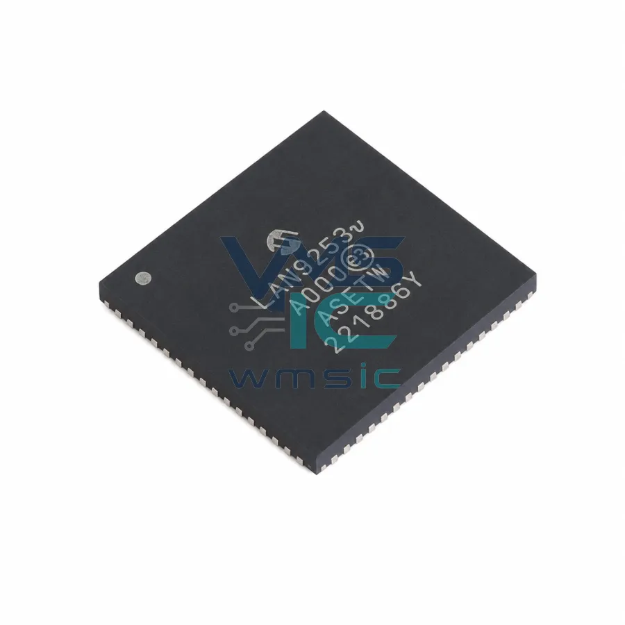 2/3-Port EtherCAT Slave Controller with Integrated Ethernet PHY LAN9253-V/R4X LAN9253 QFN-64(9x9)