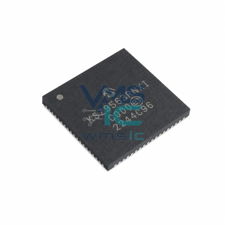 KSZ9563RNXI-TR 3-Port Gigabit Ethernet Switch with IEEE 1588v2 KSZ9563RNXI VQFN-64-EP(8x8)