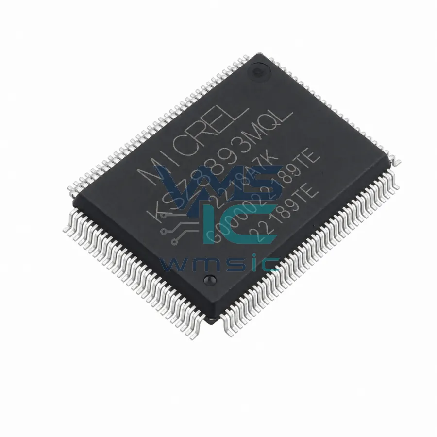 KSZ8893MQL 3-Port 10/100 Managed Ethernet Switch with PHY KSZ8893MQL PQFP-128(20x14)