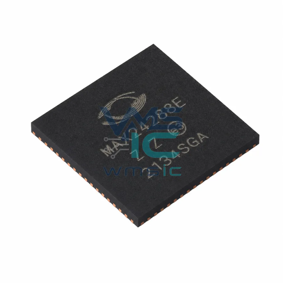 MAX24288ETK2 1Gbps Parallel to Serial MII Converter with PTP MAX24288ETK2 QFN-68-EP(8x8)