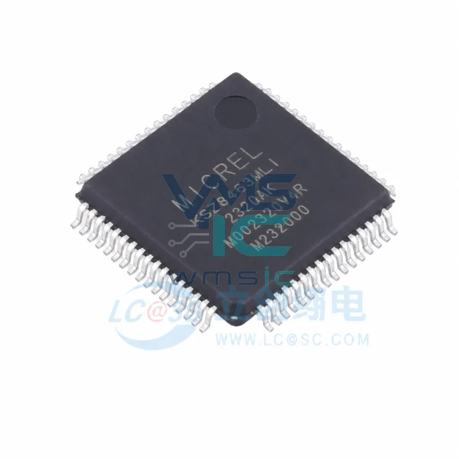 KSZ8463MLI 3-Port 10/100 Managed Switch with IEEE 1588 PTP KSZ8463MLI LQFP-64(10x10)