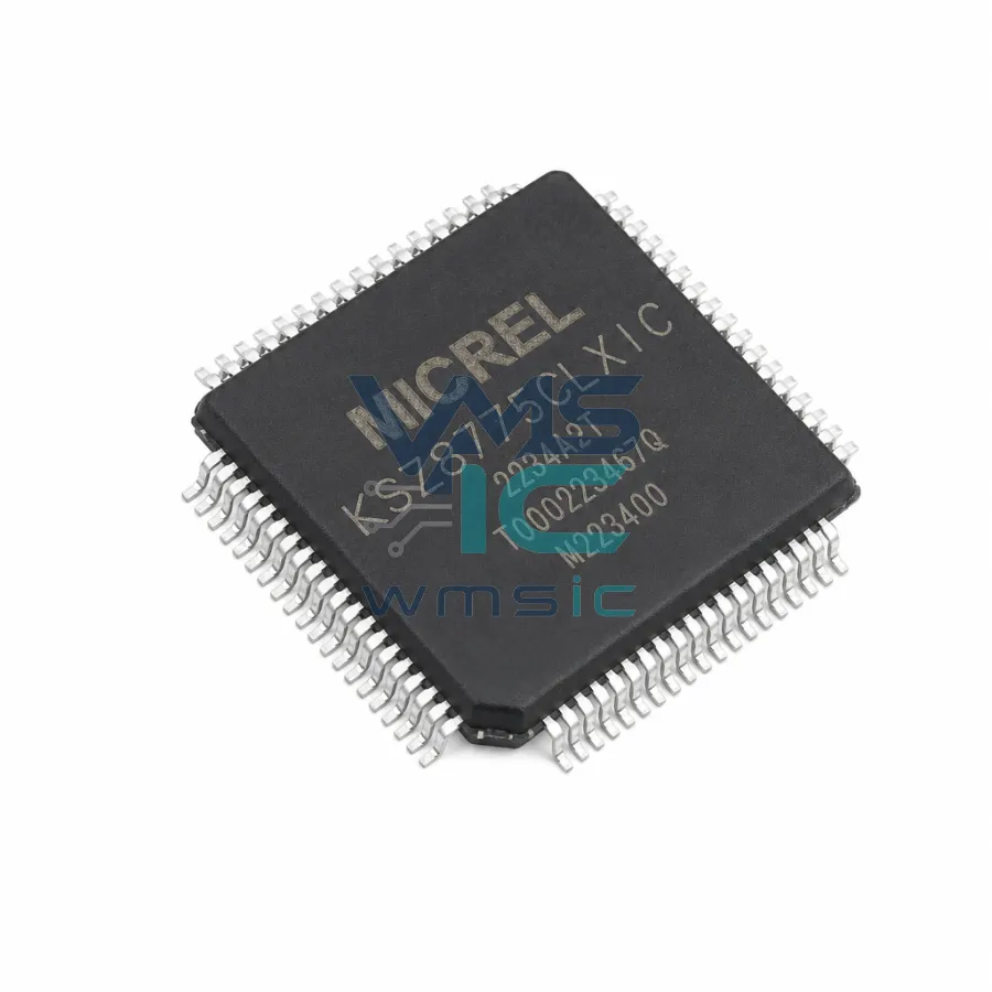 KSZ8775CLXIC 5-Port 10/100 Managed Ethernet Switch KSZ8775CLXIC LQFP-80(10x10)