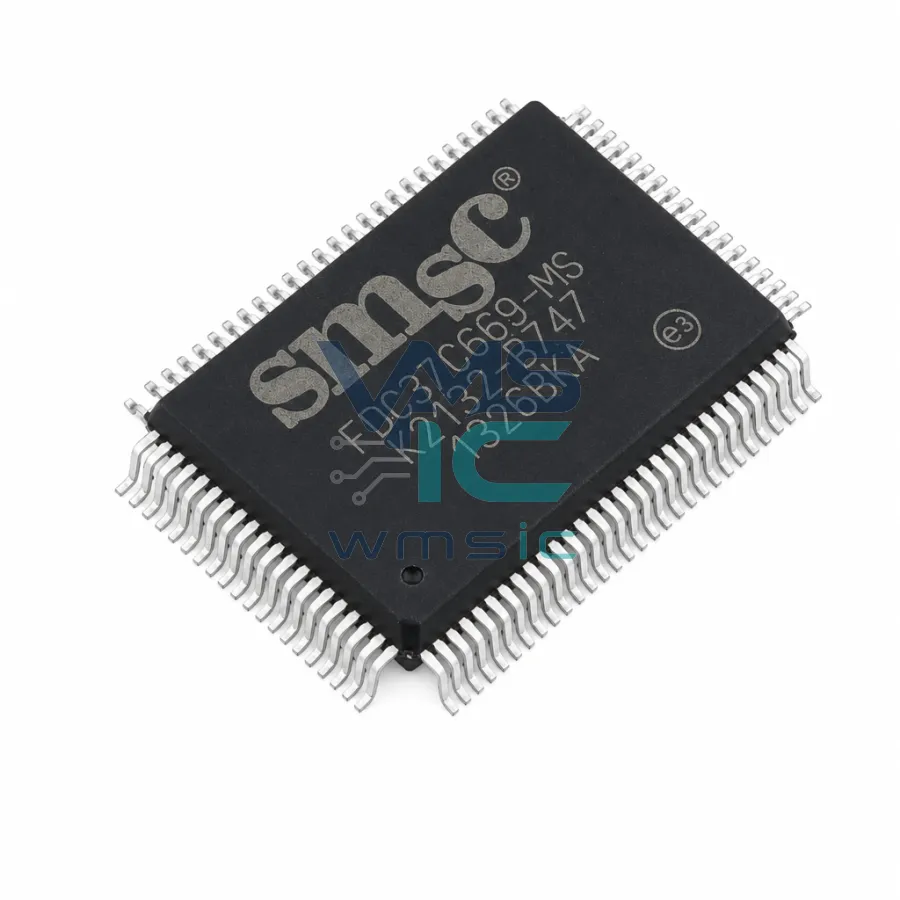 FDC37C669-MS PC 98/99 Compatible Super I/O Controller with IR FDC37C669 QFP-100(14x20)