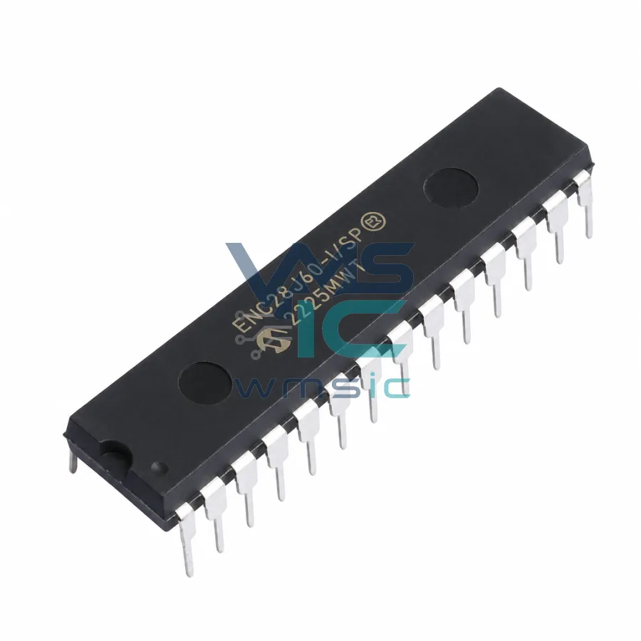 ENC28J60-I/SP Standalone Ethernet Controller with SPI ENC28J60 SPDIP-28