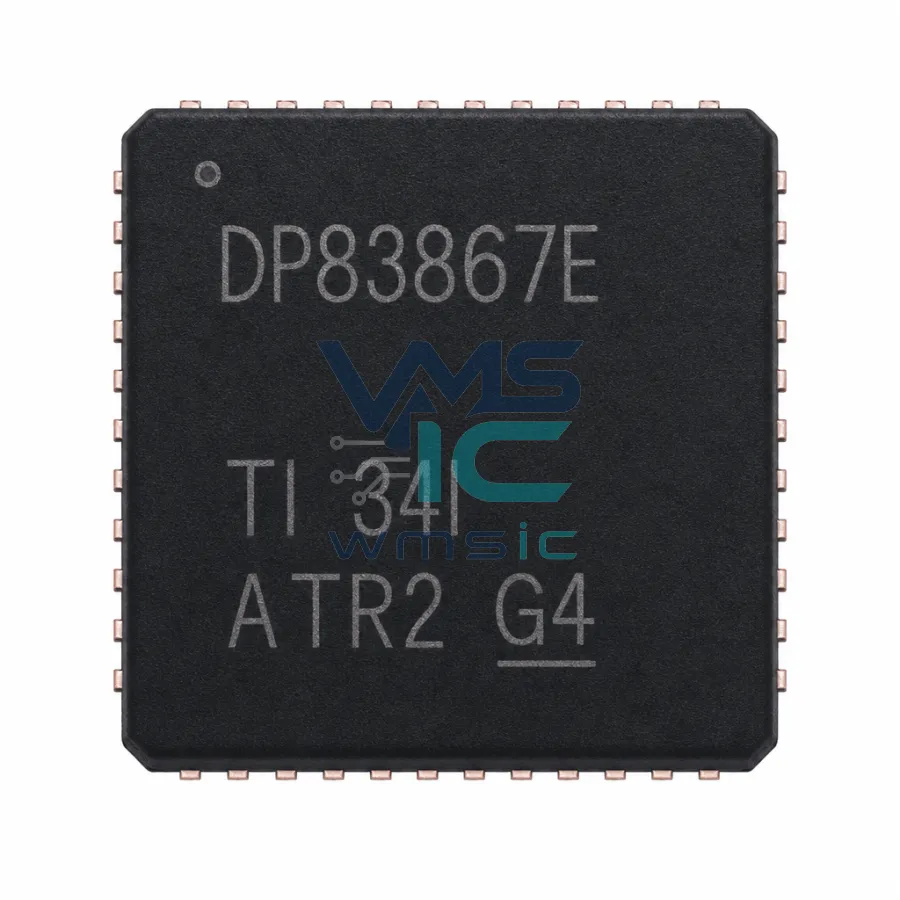 稳健型高抗扰性小型10/100/1000以太网物理层收发器 DP83867ERGZR VQFN-48-EP(7x7)