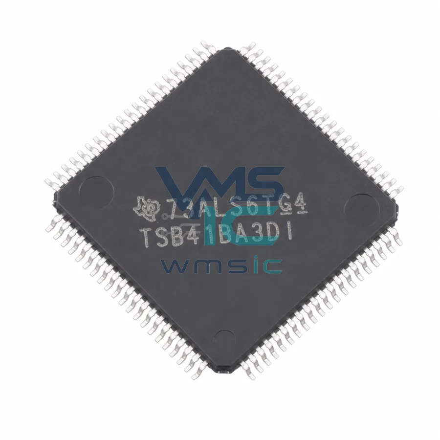 IEEE1394b三端口电缆收发器/仲裁器 TSB41BA3DIPFP HTQFP-80(12x12)
