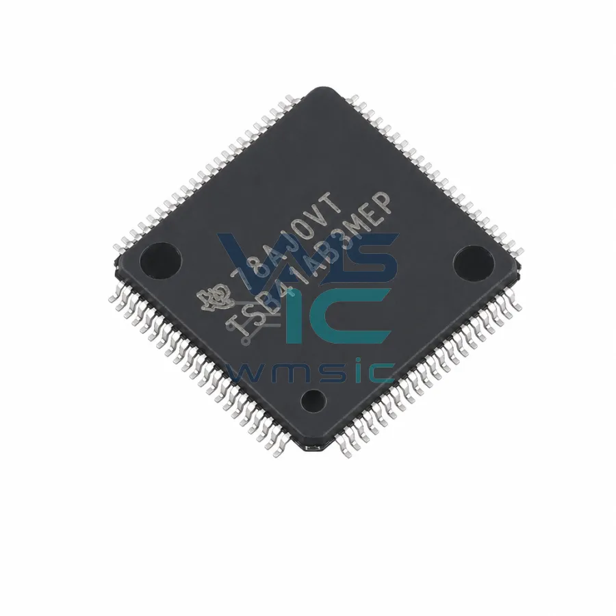 IEEE1394a-2000三端口电缆收发器/仲裁器 TSB41AB3MPFPEP HTQFP-80(12x12)