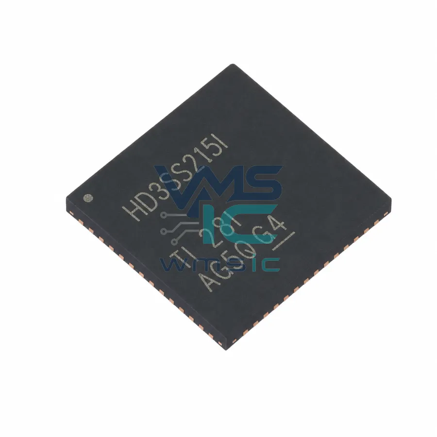 6.0Gbps /DisplayPort 2:1/1:2 差动开关 HD3SS215IRTQT HVQFN-56-EP(8x8)