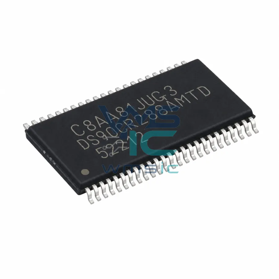 DS90CR287/DS90CR288A 3.3V上升沿数据选通LVDS 28位通道链路 - 85MHz DS90CR288AMTDX TSSOP-56-6.1mm