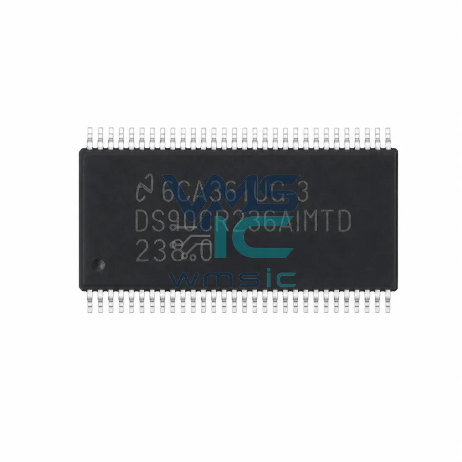 3.3-V上升沿数据选通LVDS接收器，28位（或21位）通道链路-66 MHz DS90CR286AMTDX TSSOP-56-6.1mm