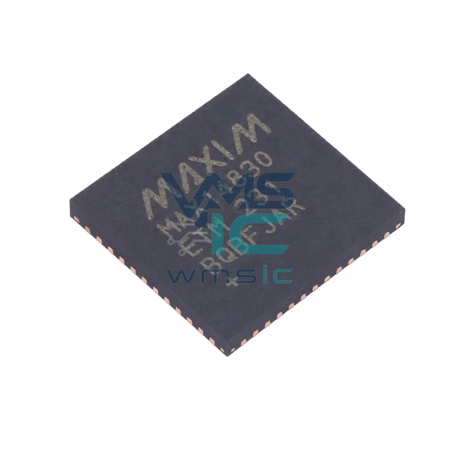 MAX14830ETM+T Quad Serial UART with 128-Word FIFO and SPI/I2C Interface MAX14830ETM TQFN-48-EP(7x7)