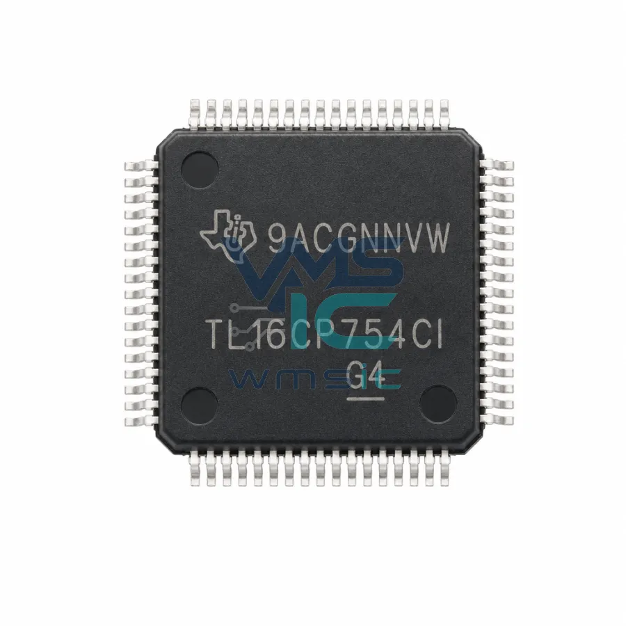 TL16CP754CIPMR Quad Channel UART with 64-Byte FIFO LQFP-64 TL16CP754CIPMR LQFP-64(10x10)