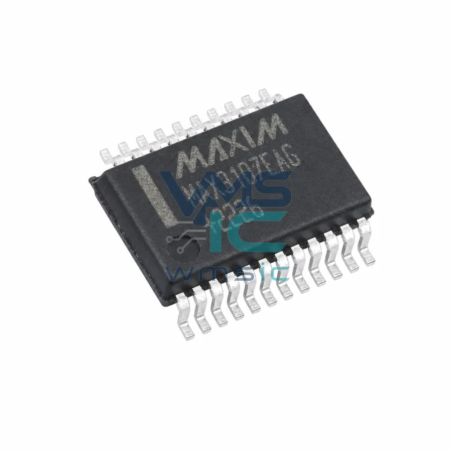 MAX3107EAG+ SPI/I2C UART with 128-Word FIFO SSOP-24 MAX3107EAG SSOP-24-208mil