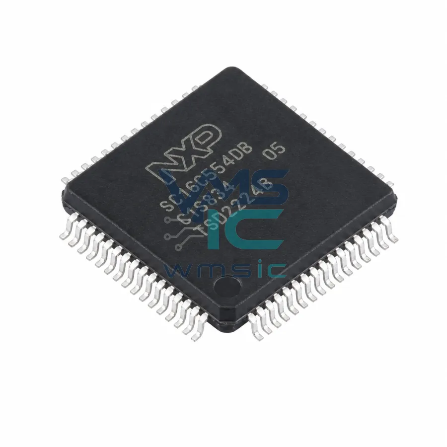 SC16C554DBIB64 Quad UART with 64-Byte FIFO and Interface Support SC16C554DBIB64 LQFP-64(10x10)