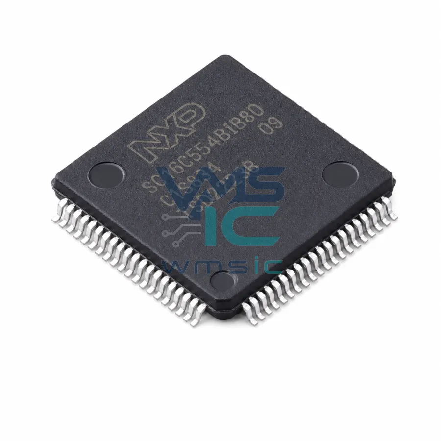 SC16C554BIB80 Quad UART with 64-Byte FIFO and Parallel Interface SC16C554BIB80 LQFP-80(12x12)