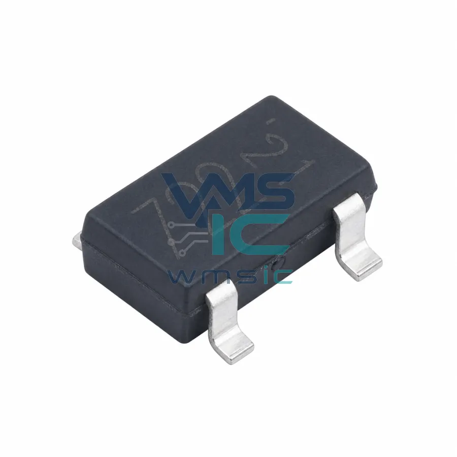 500mA/50V数字電晶體（内置电阻） DTD123EKT146 TO-236-3(SOT-23-3)