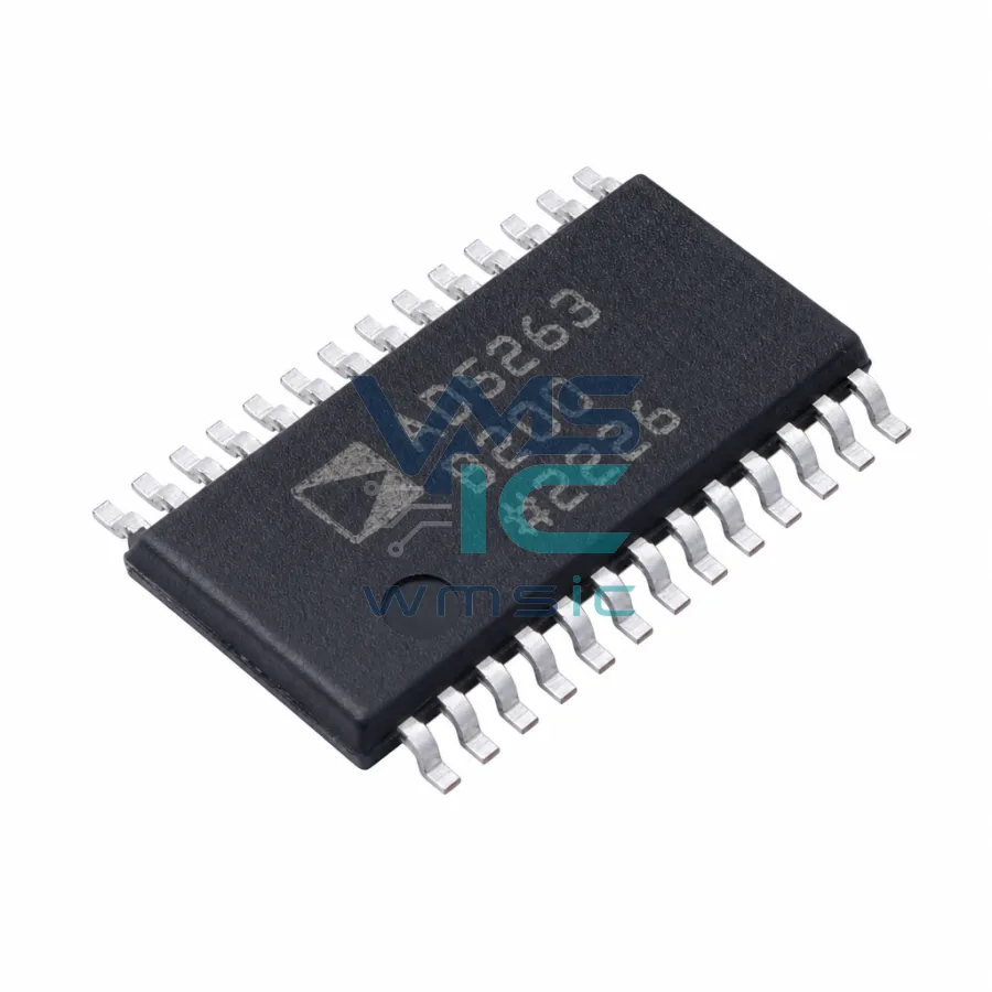 四通道 15V 256 位数字电位计，支持 SPI/I2C 接口 AD5263BRUZ200 TSSOP-24