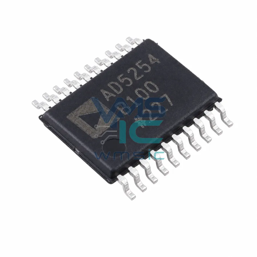 四通道 64/256 位 I2C 非易失性存储数字电位器 AD5254BRUZ100 TSSOP-20