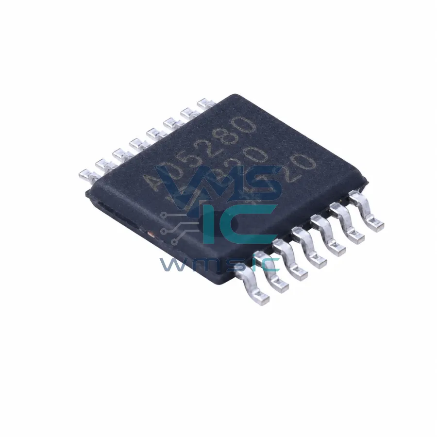 單/双通道、+15 V/±5 V、256位、I2C兼容型数字电位计 AD5280BRUZ20 TSSOP-14