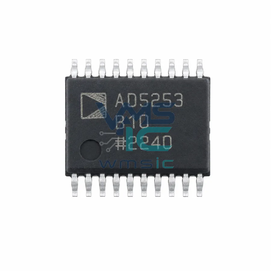 四通道 64/256 位 I2C 非易失性存储数字电位器 AD5253BRUZ10 TSSOP-20