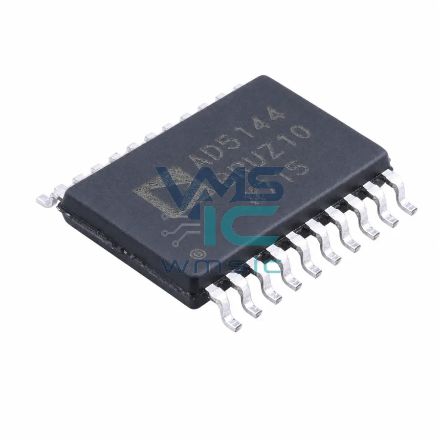 四通道、128/256位、I2C / SPI、非易失性数字电位计 AD5144BRUZ10 TSSOP-20