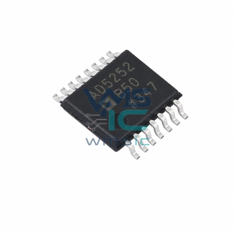 I2C, 非易失性存储器、双通道、256位数字电位计 AD5252BRUZ50 TSSOP-14