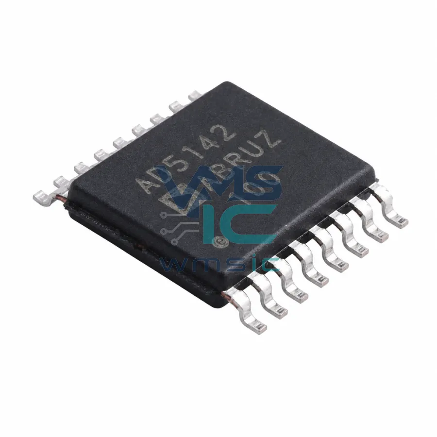 双通道、128/256位、I2C、非易失性数字电位计 AD5142ABRUZ100 TSSOP-16