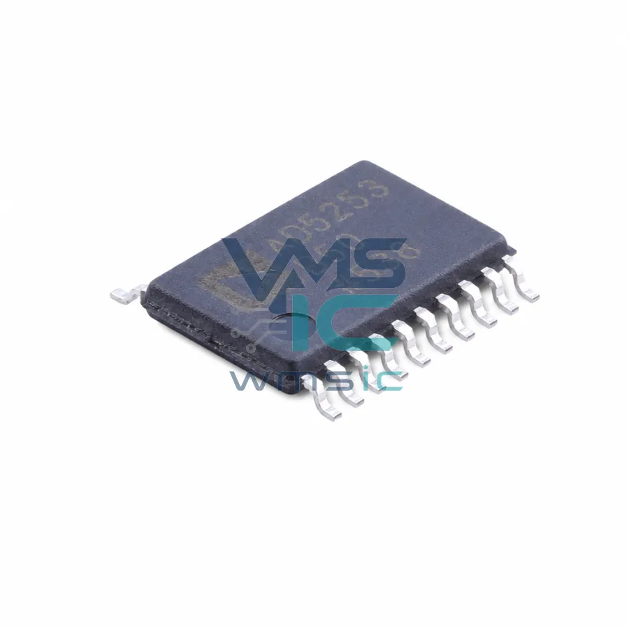 四通道、64位、 I2C 、非易失性存储器、数字电位计 AD5253BRUZ50 TSSOP-20
