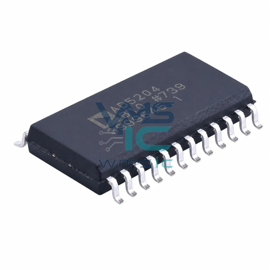 4通道数字电位计 AD5204BRZ10 SOIC-24-300mil