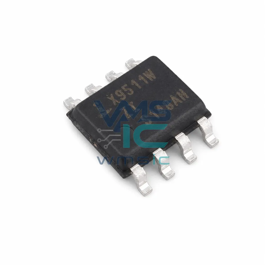 单按钮控制电位器，32抽头，按钮控制，端子电压±5V X9511WSIZ SOIC-8