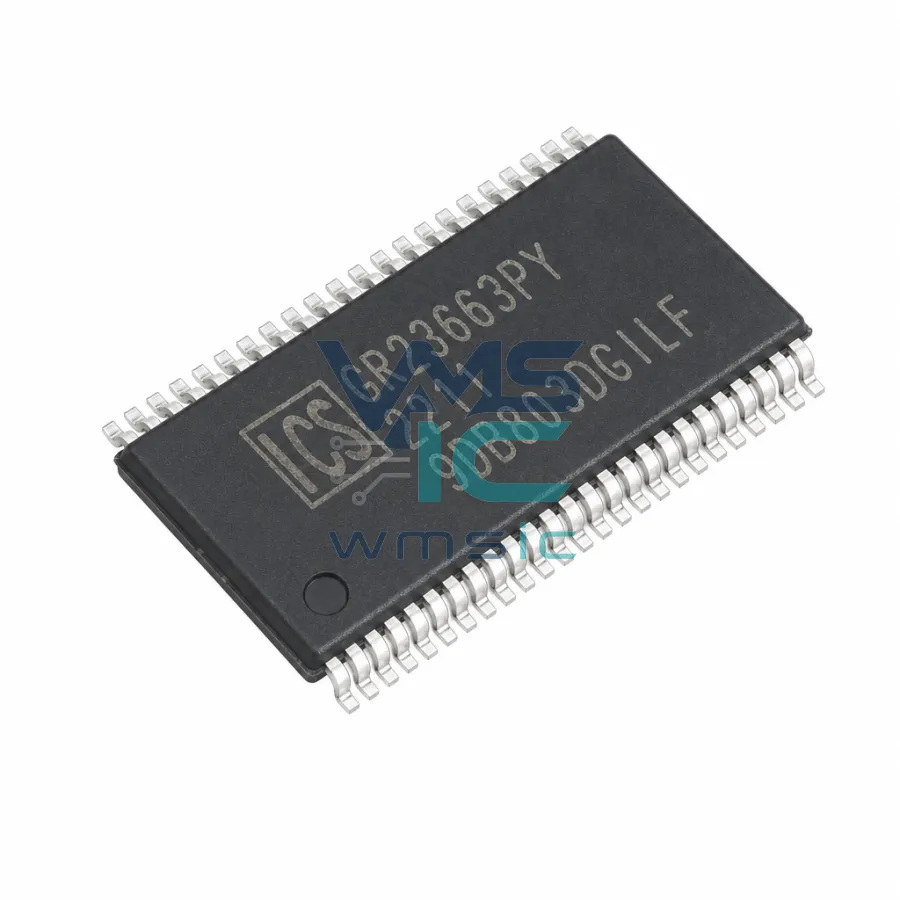 八输出差分缓冲器，适用於PCIe Gen1和Gen2 9DB803DGILFT TSSOP-48-6.1mm
