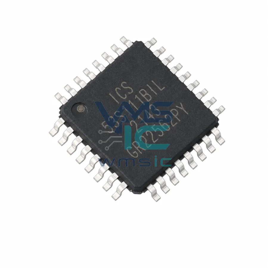 低偏斜、1 到 10 差分至 2.5V/3.3V LVPECL/ECL 扇出缓冲器 853S111BYILFT HLQFP-32(7x7)