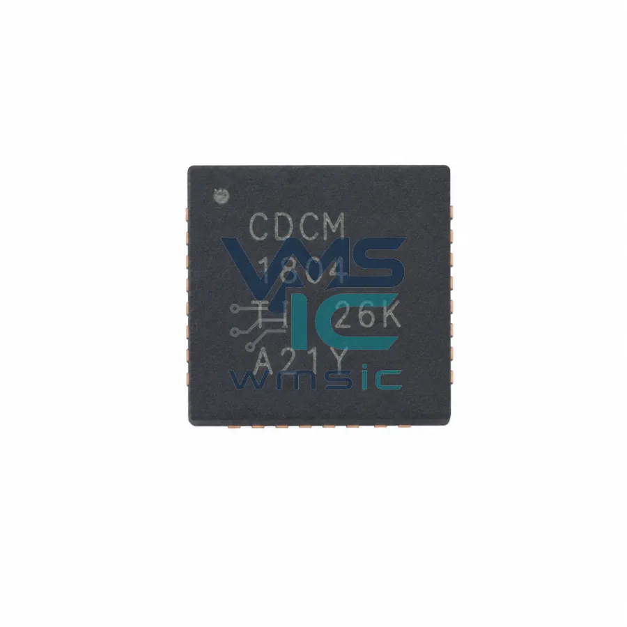 1:3 LVPECL時钟缓冲器+额外LVCMOS输出和可编程分频器 CDCM1804RGER VQFN-24-EP(4x4)